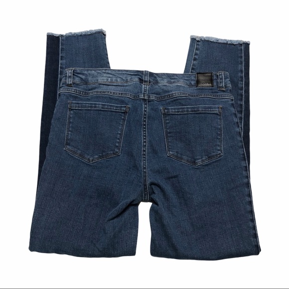 Ecru Cropped Kinney Skinny Jeans 0495 - Picture 3 of 9